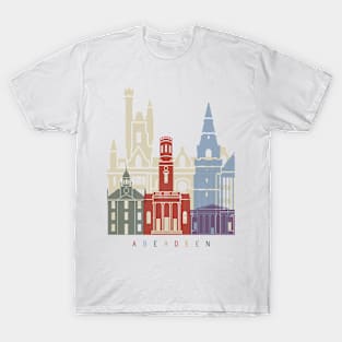 Aberdeen skyline poster T-Shirt